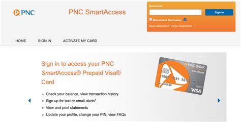 PNC smart access sign in